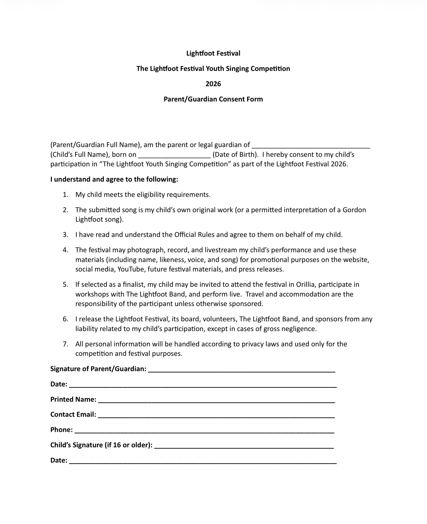 Registration instructions step 1
