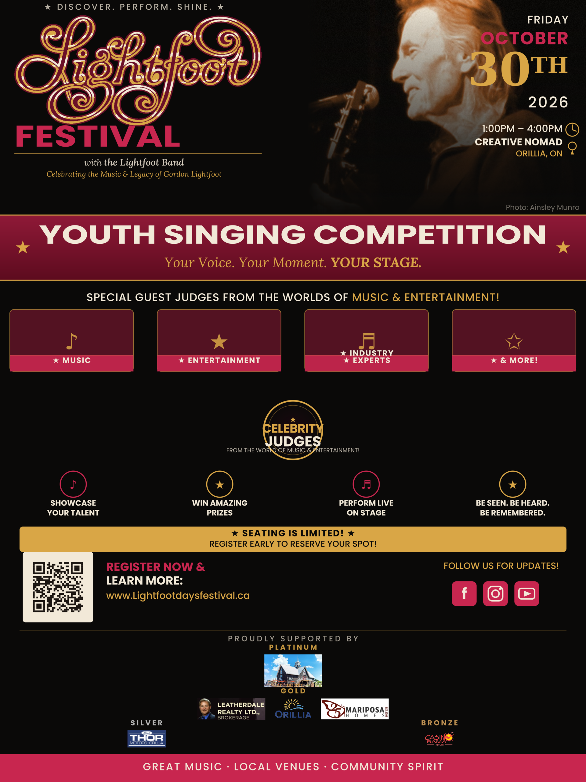Lightfoot Festival 2026 Main Poster