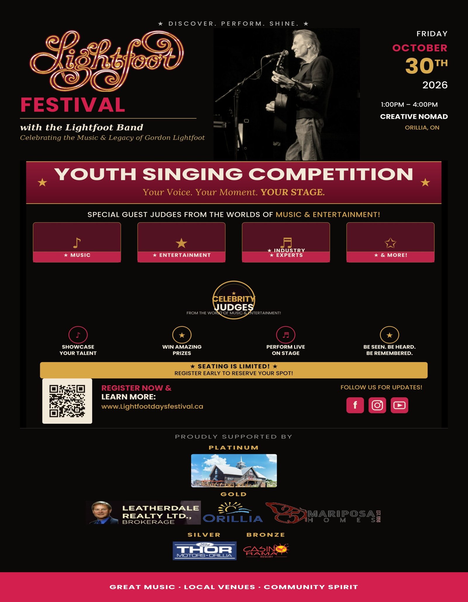 Youth Singing Competition poster